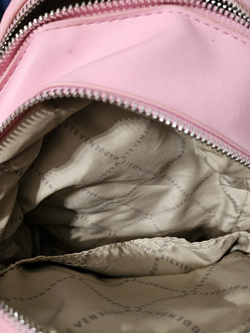 Steve Madden Pink Quilted Kids Backpack